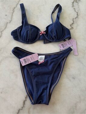Wild Fable Navy Bikini Set - Size XS